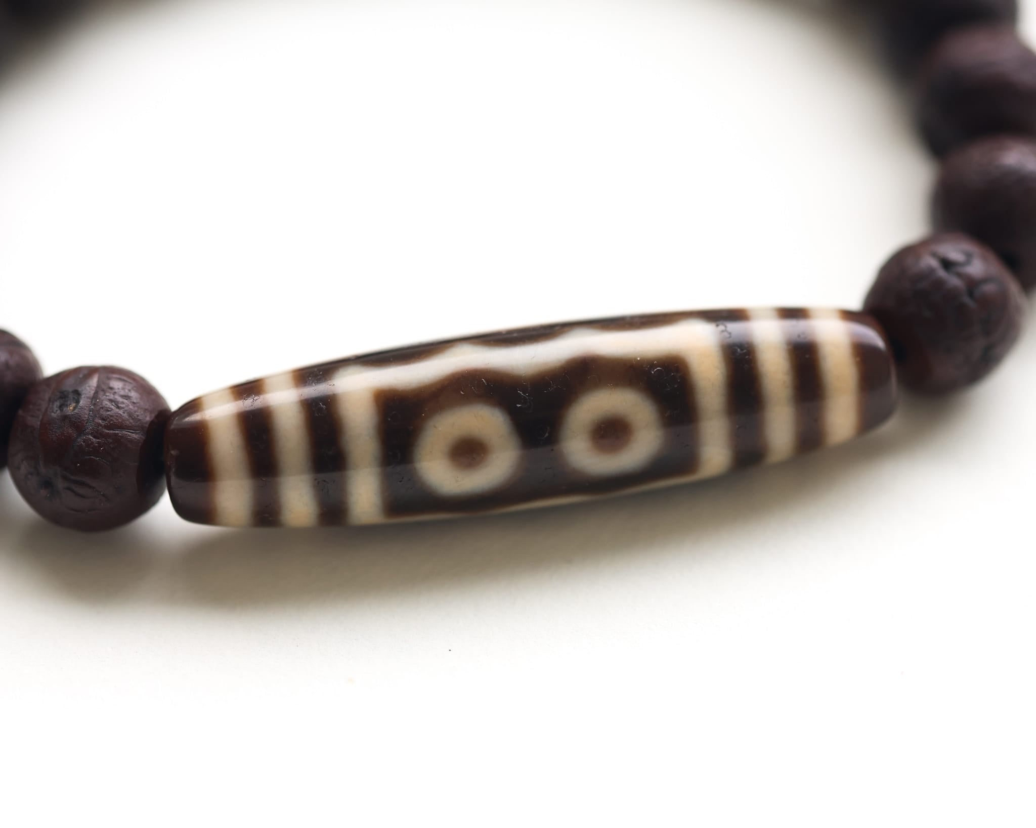 Wrist Malas Antique Bodhi Dzi Bracelet