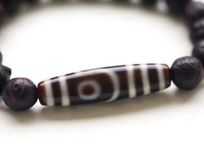 Wrist Malas Antique Bodhi Dzi Bracelet