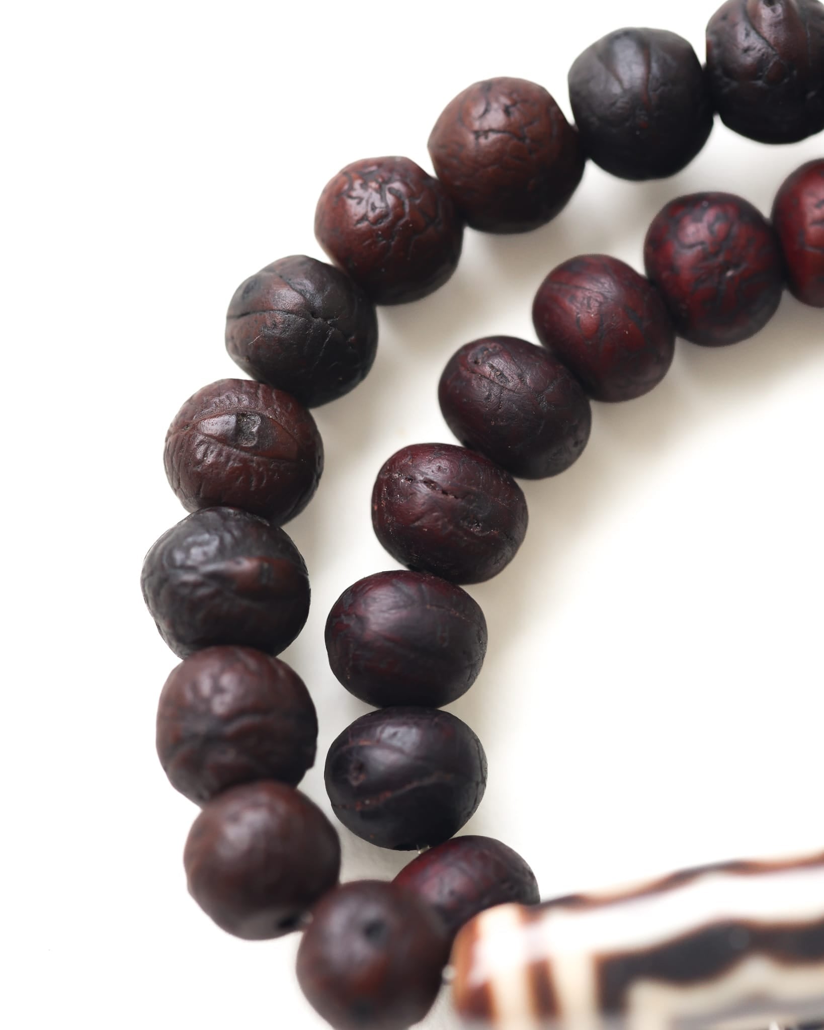 Wrist Malas Antique Bodhi Dzi Bracelet