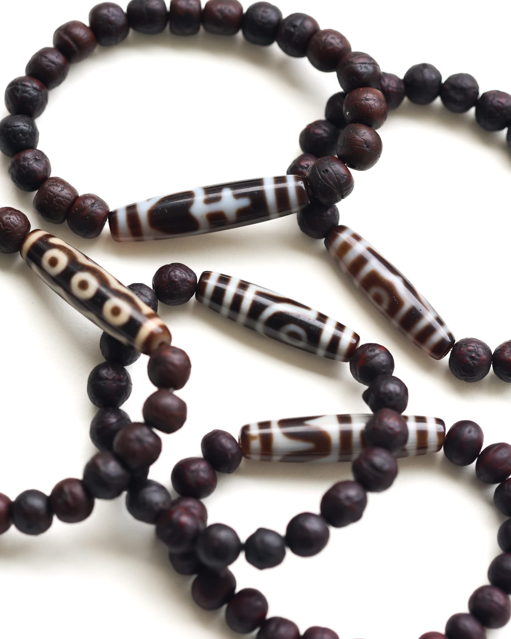 Wrist Malas Antique Bodhi Dzi Bracelet