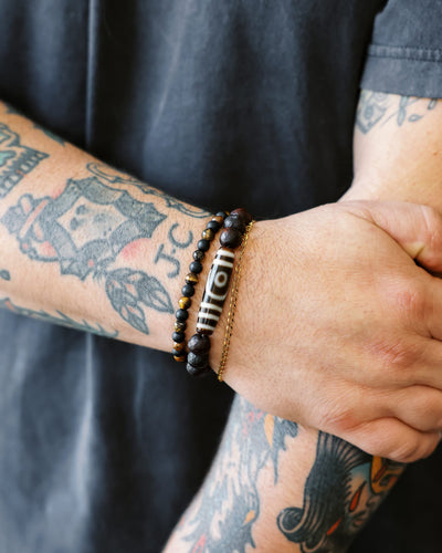 Wrist Malas Antique Bodhi Dzi Bracelet