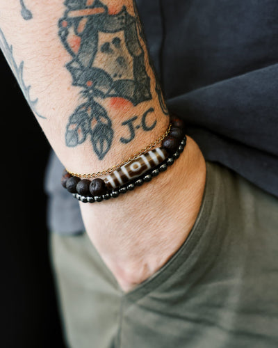 Wrist Malas Antique Bodhi Dzi Bracelet