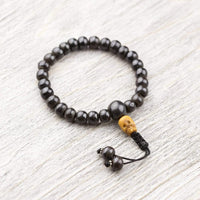 Wrist Malas Bone and Skull Impermanence Wrist Mala