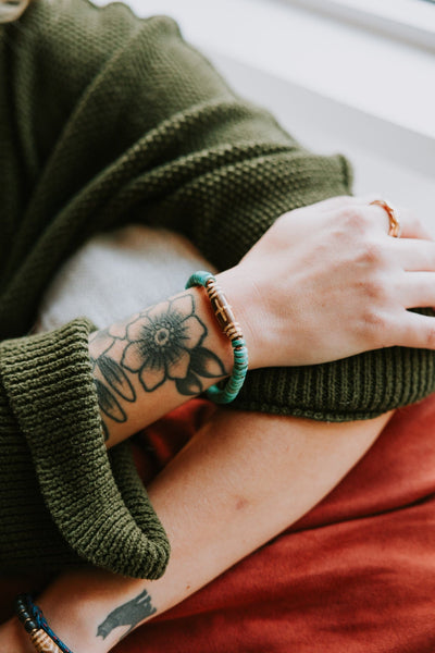 Wrist Malas Buried Thunderbolt Pumtek Bracelet 24 WM714