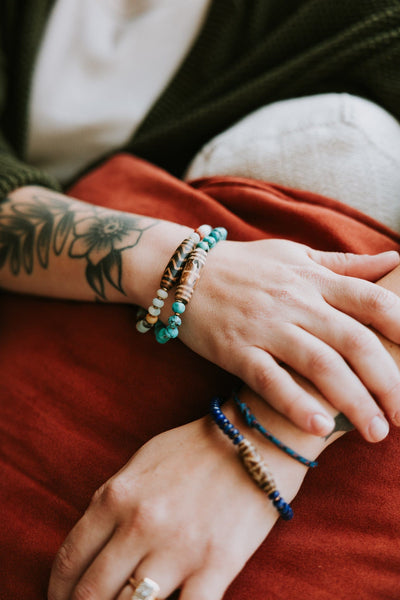 Wrist Malas Buried Thunderbolt Pumtek Bracelet 25 WM715