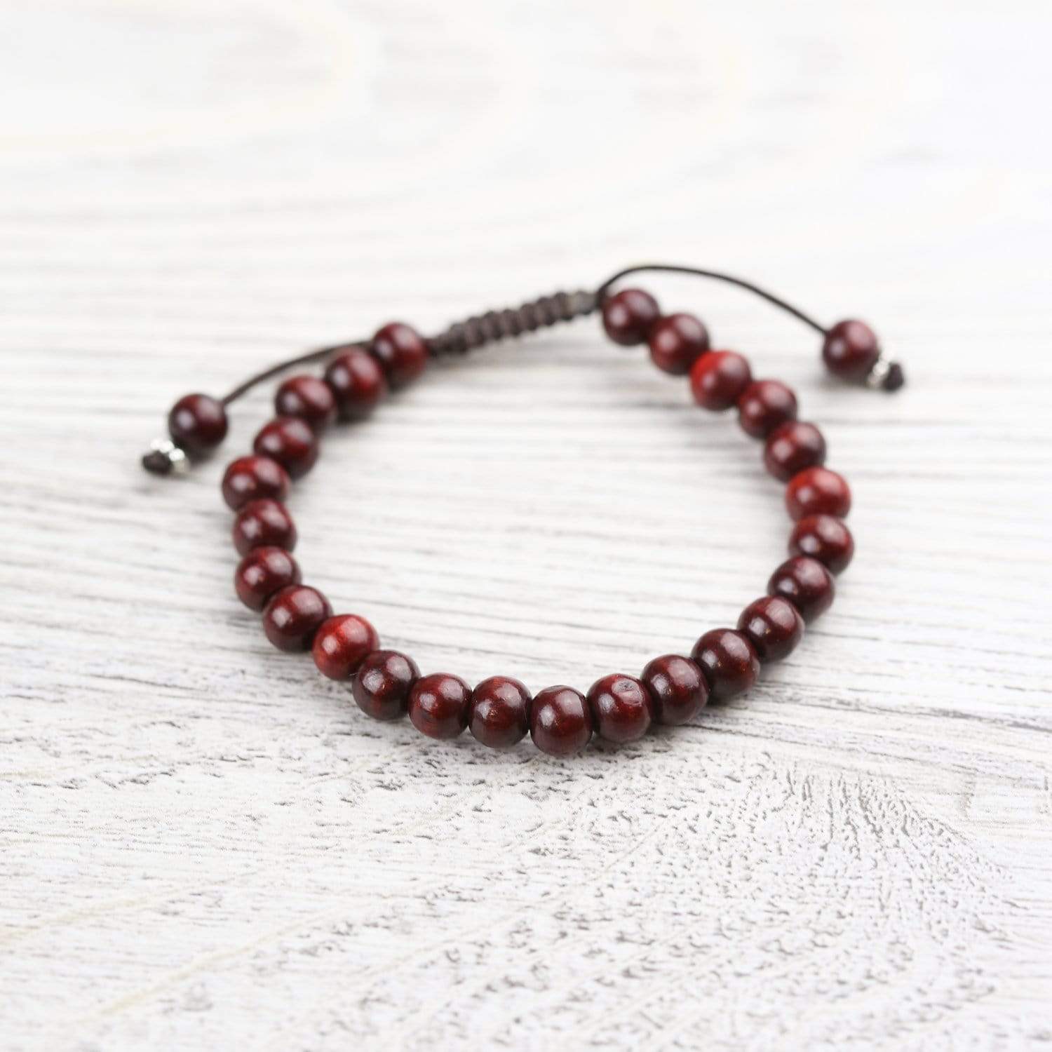 Wrist Malas Calming Thai Rosewood Wrist Mala