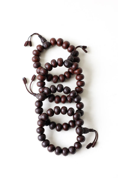 Wrist Malas Dark Bodhi Seed Wrist Mala