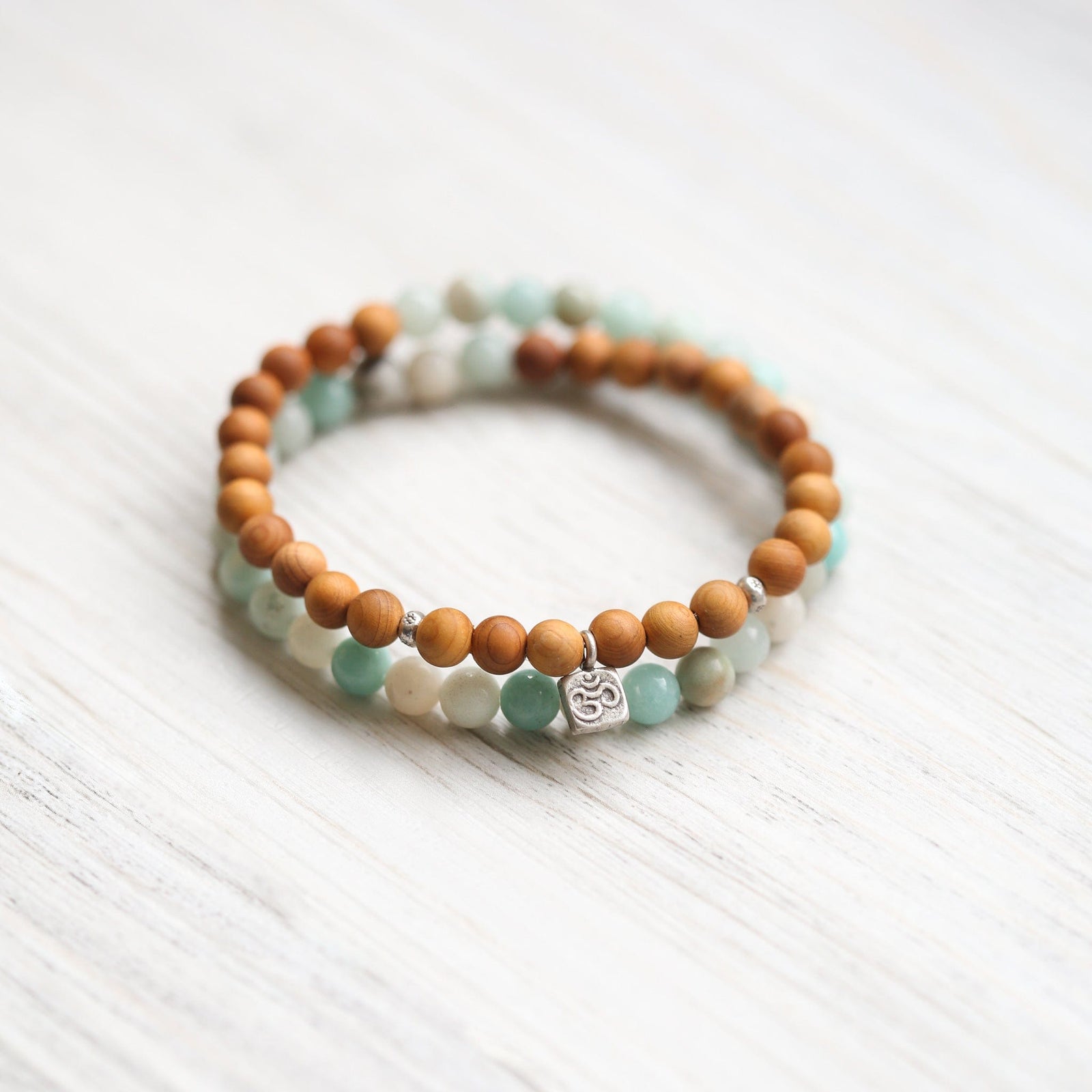 Wrist Malas Emotional Balance Om Bracelet WM617