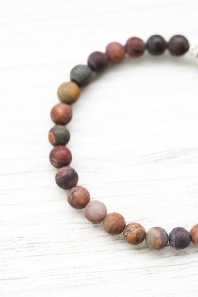 Wrist Malas Matte Riverstone Everyday™ Mala Bracelet