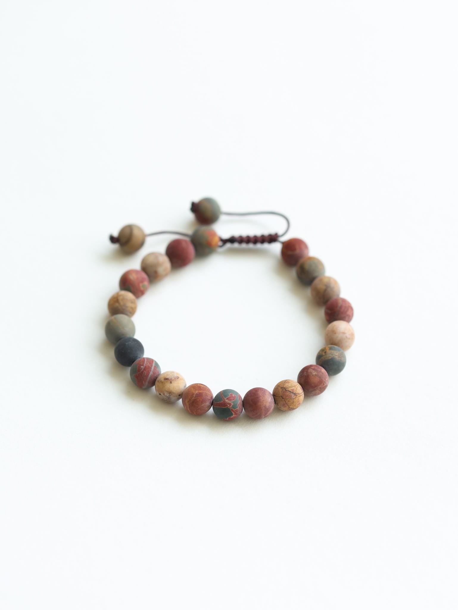 Matte Riverstone Wrist Mala