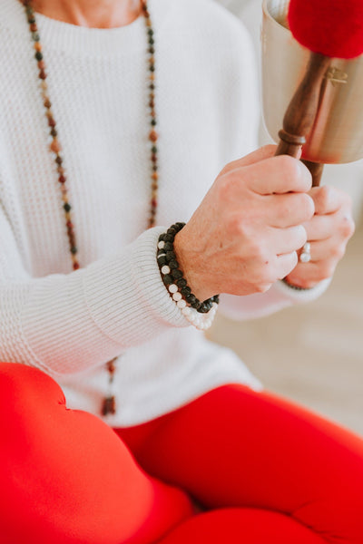 Wrist Malas Medicine Buddha Dzi & Rudraksha Bracelet WM678