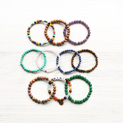 Wrist Malas Mindful Minis™ Mala Bracelets for Parents & Kids