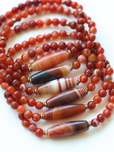 Wrist Malas Sardonyx Self-Confidence Bracelet