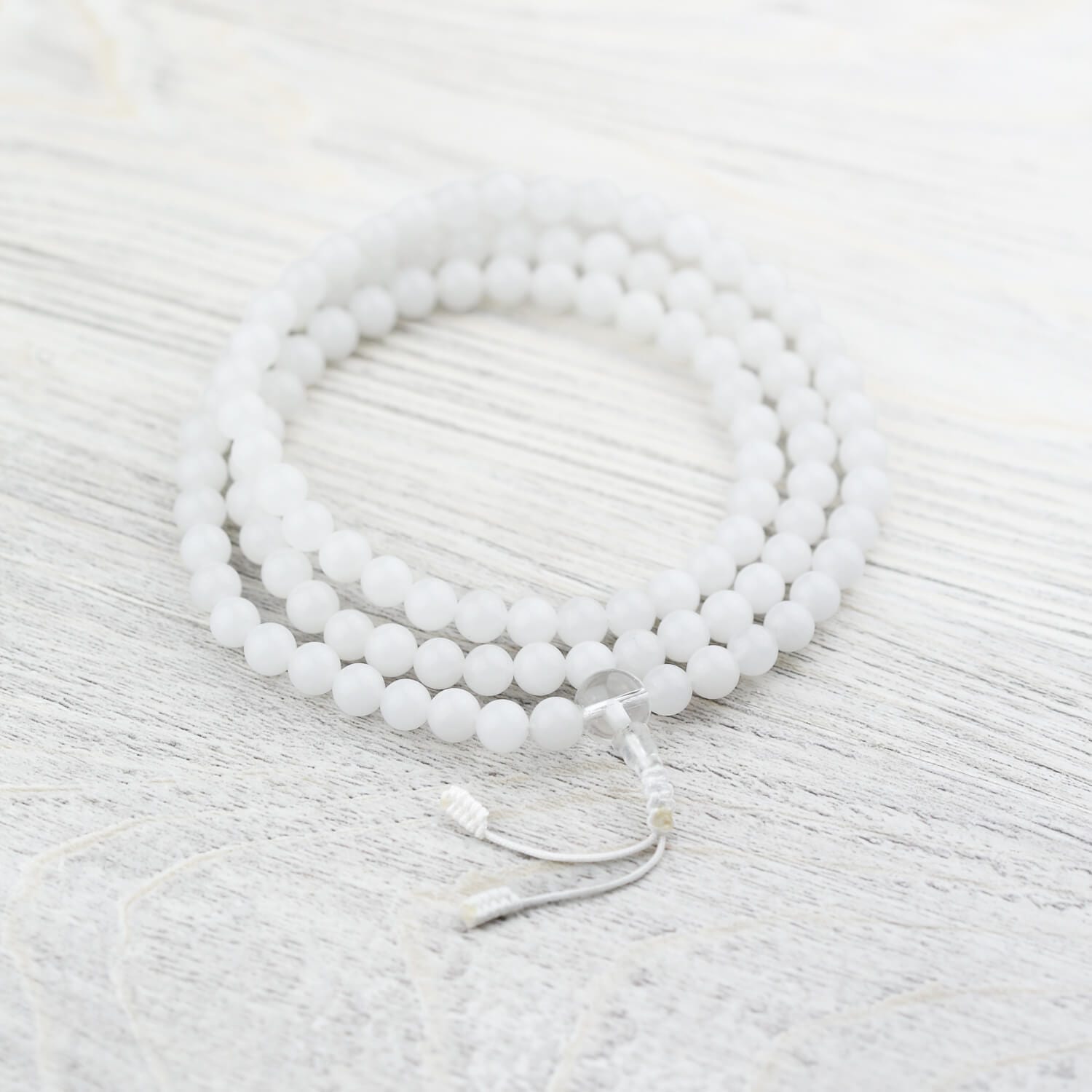 Wrist Malas Selenite 108 Mala