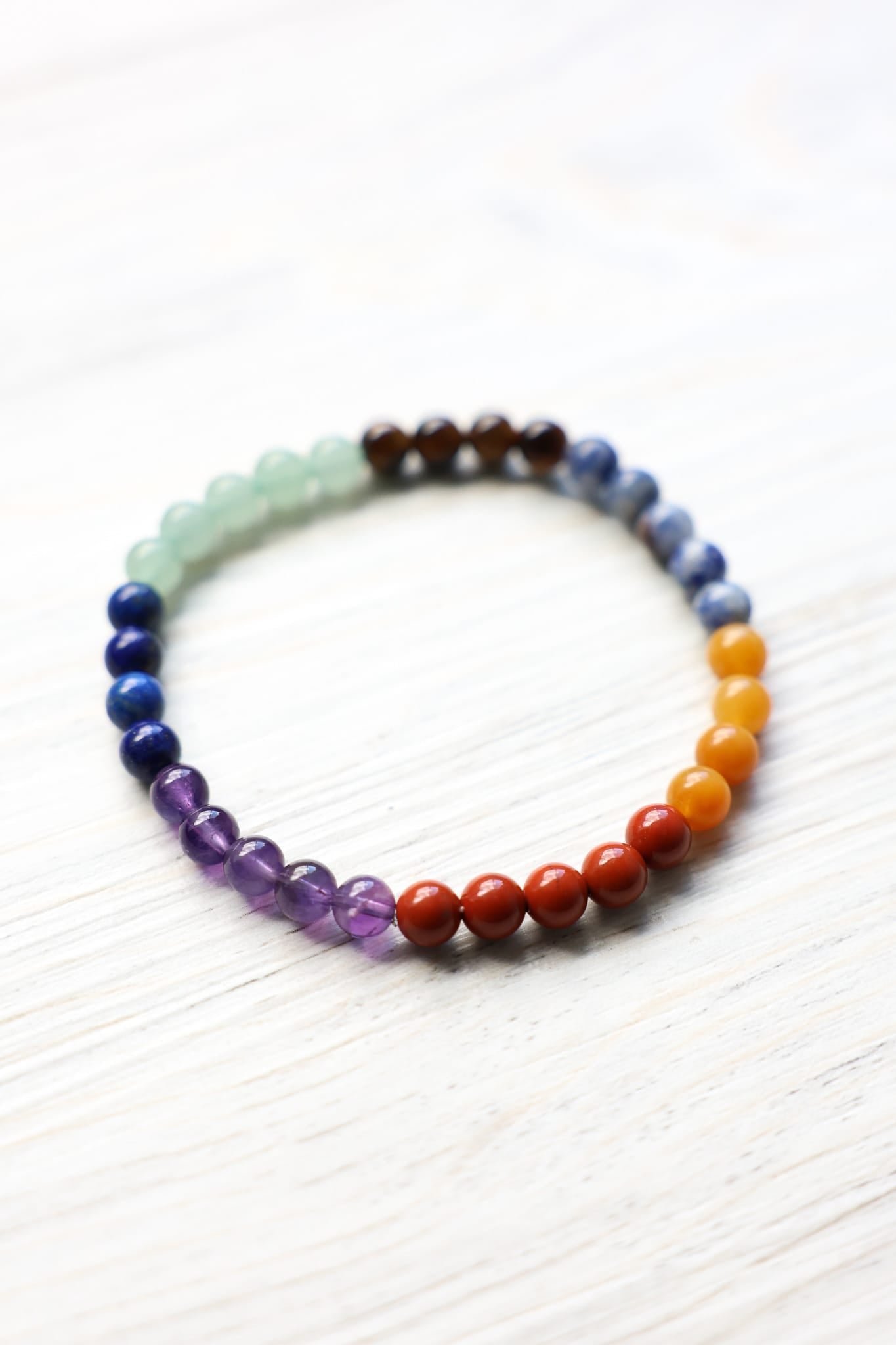 Wrist Malas Seven Chakra Harmony Bracelet