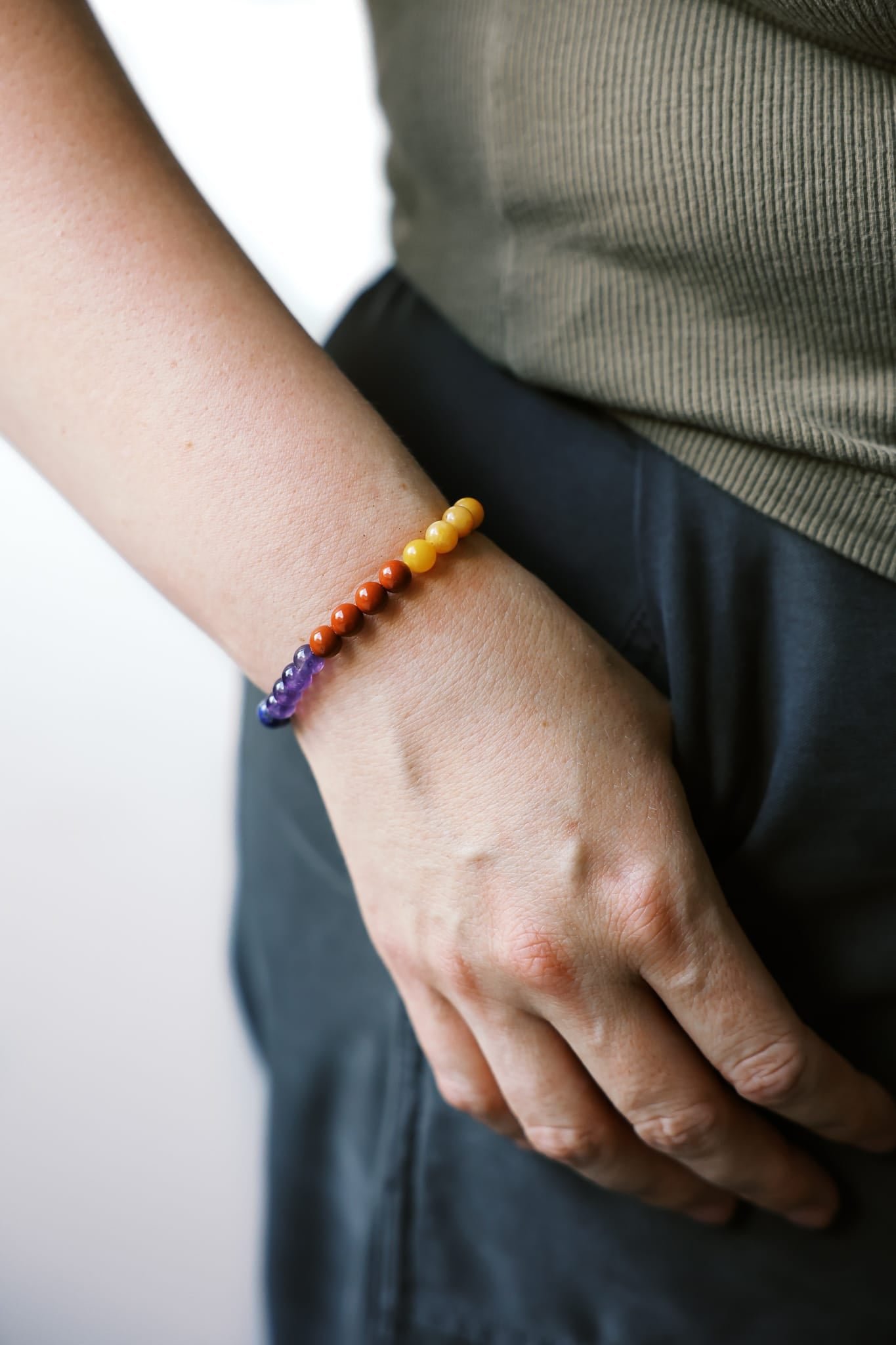 Wrist Malas Seven Chakra Harmony Bracelet