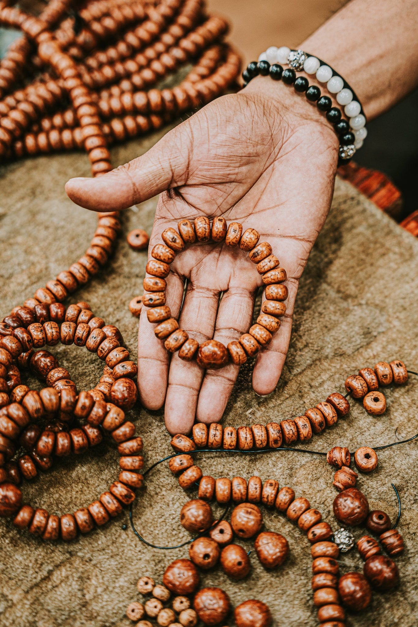 Wrist Malas Three Eye Bodhi Guardian Bracelet