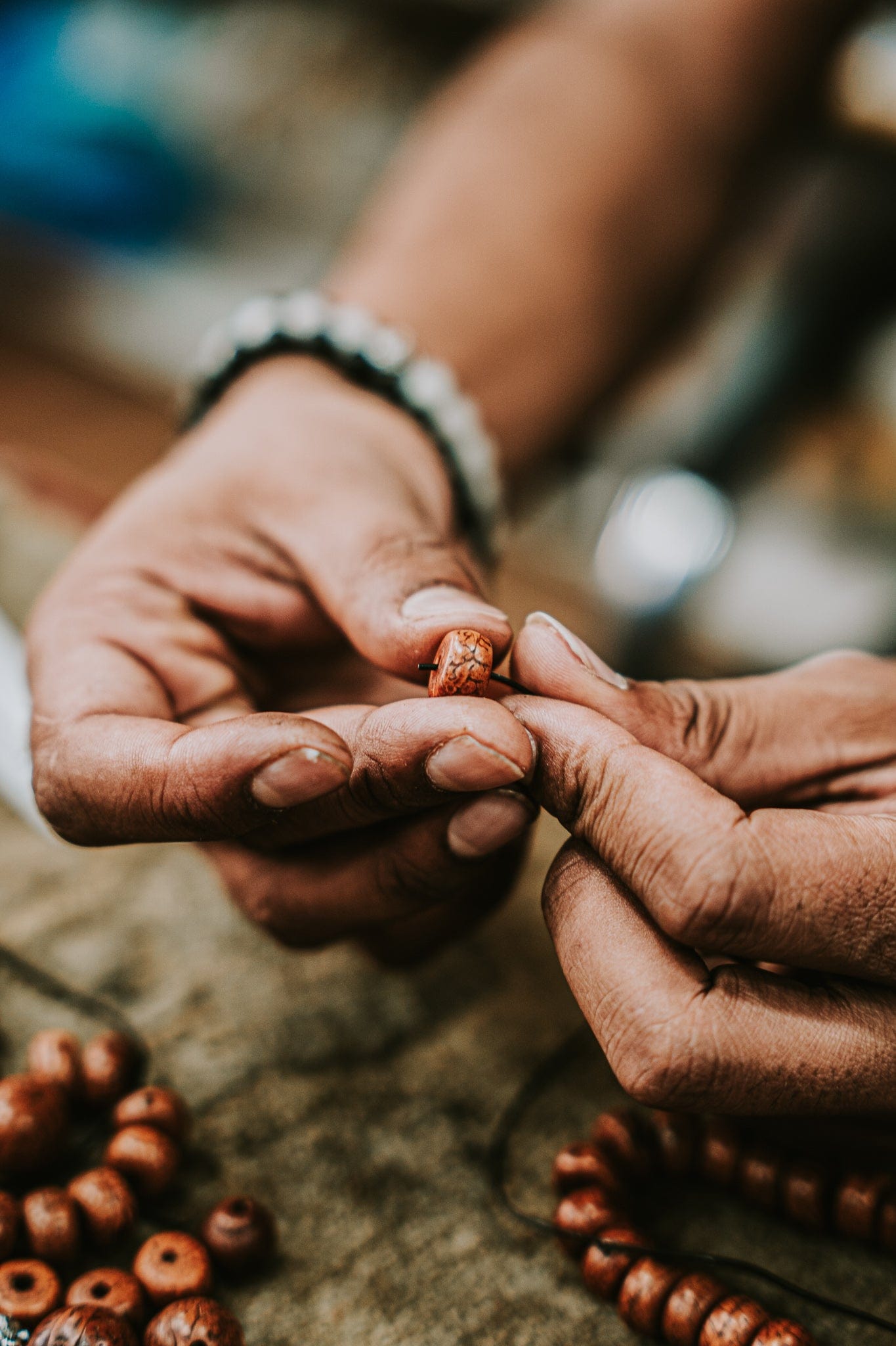 Wrist Malas Three Eye Bodhi Guardian Bracelet