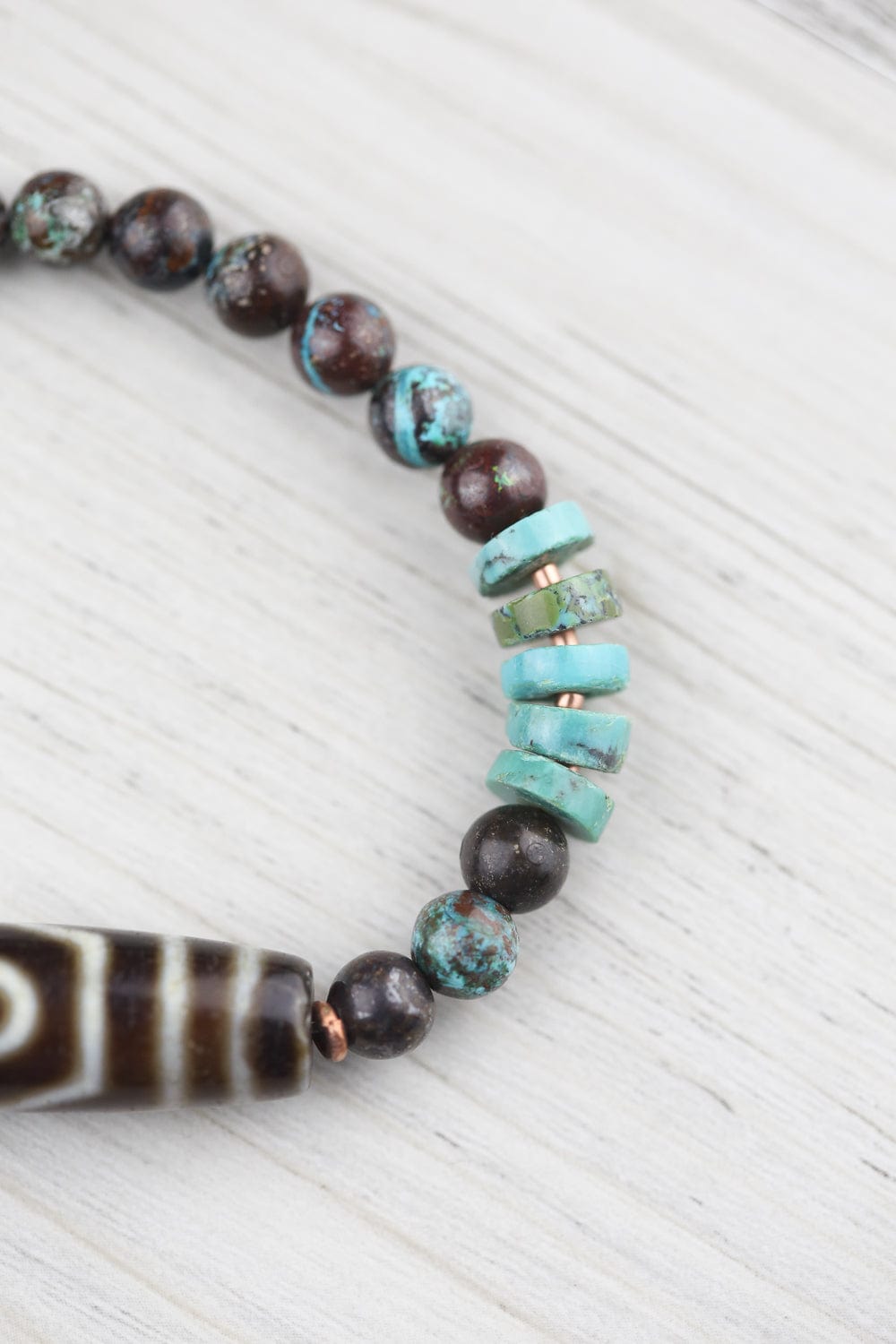 Wrist Malas Three Stars of Luck Dzi Bracelet WM679