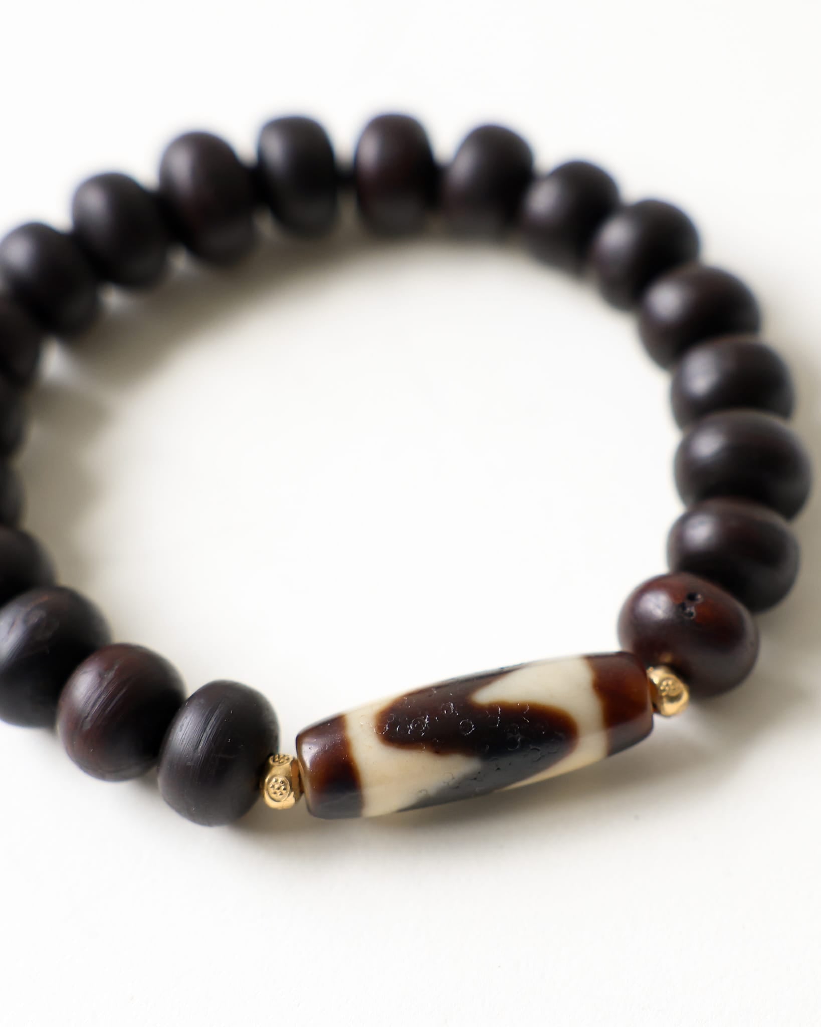 Wrist Malas Tiger Dzi Bodhi Bracelet JB901