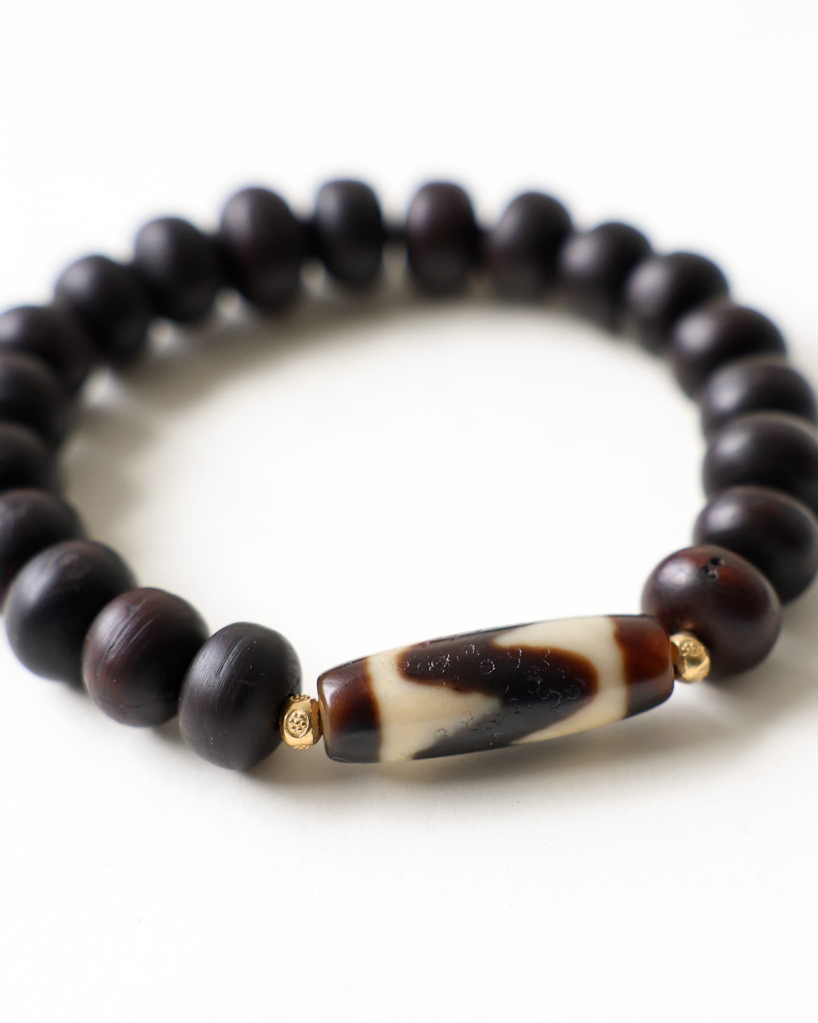 Wrist Malas Tiger Dzi Bodhi Bracelet JB901