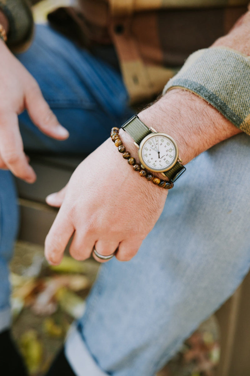 Wrist Malas Default Tiger Eye Wrist Mala wm014