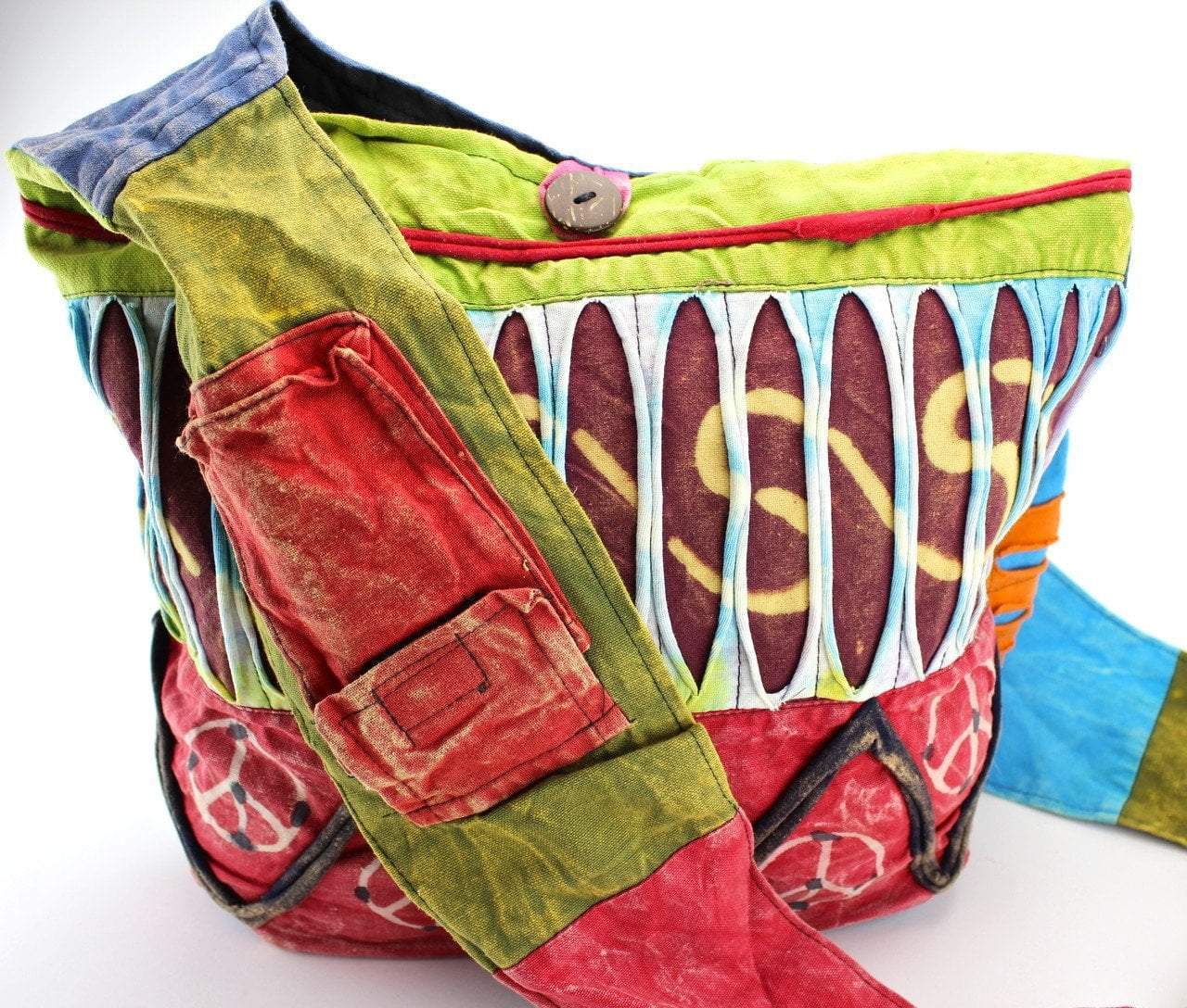 Bags Default Colorful Peace Circles Purse fb171