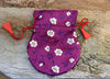 Bags Default Small Purple Silk Mala Bag fb444