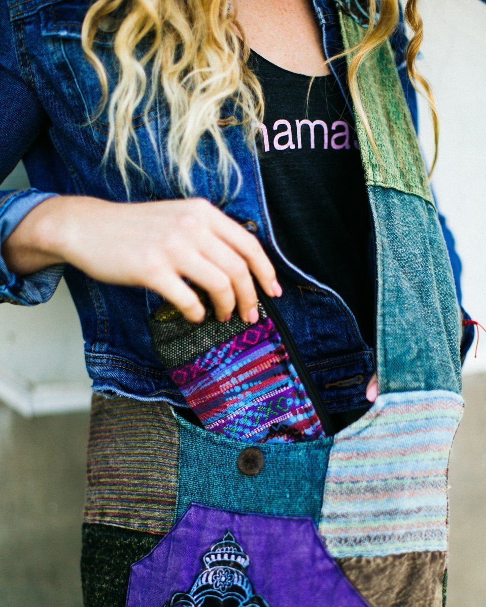 Bags Handcrafted Multicolor Pencil Pouch FB325