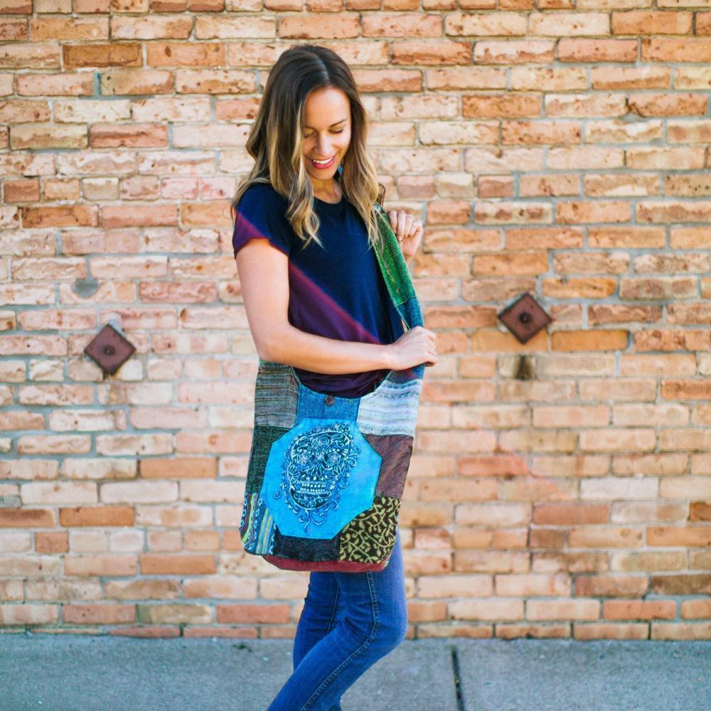 Bags Patchwork Possibilities Skull Bag FB302