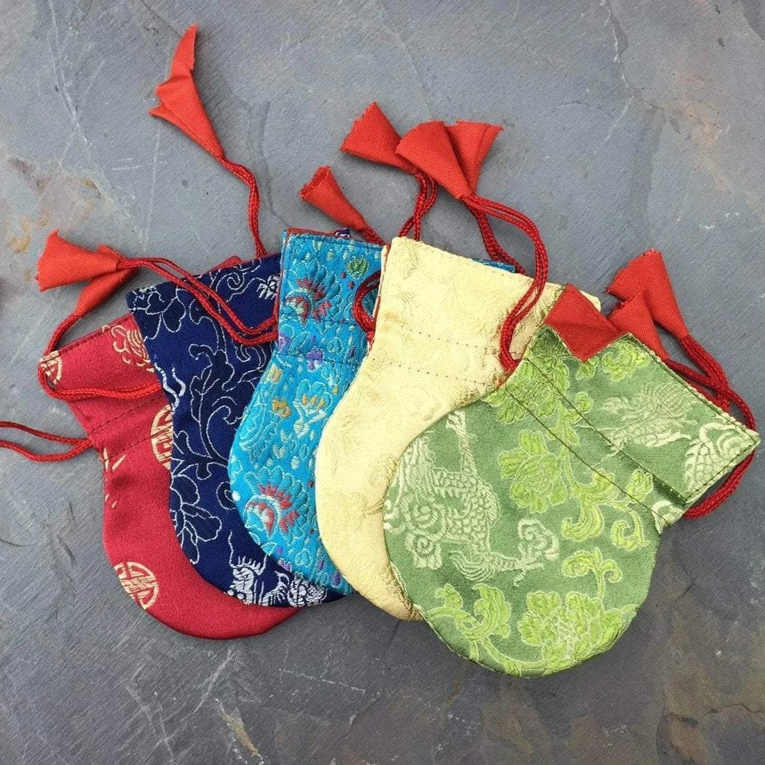 Bags Royal Blue Tiny Shimmering Jewelry Bag FB023.RoyalBlue