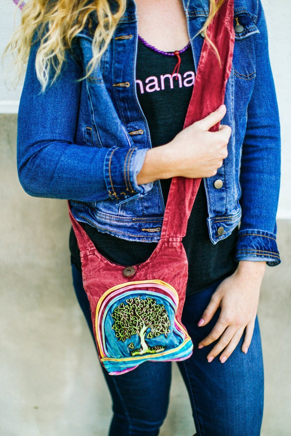 TREE OF LIFE INSPIRED CLUTCH BAG