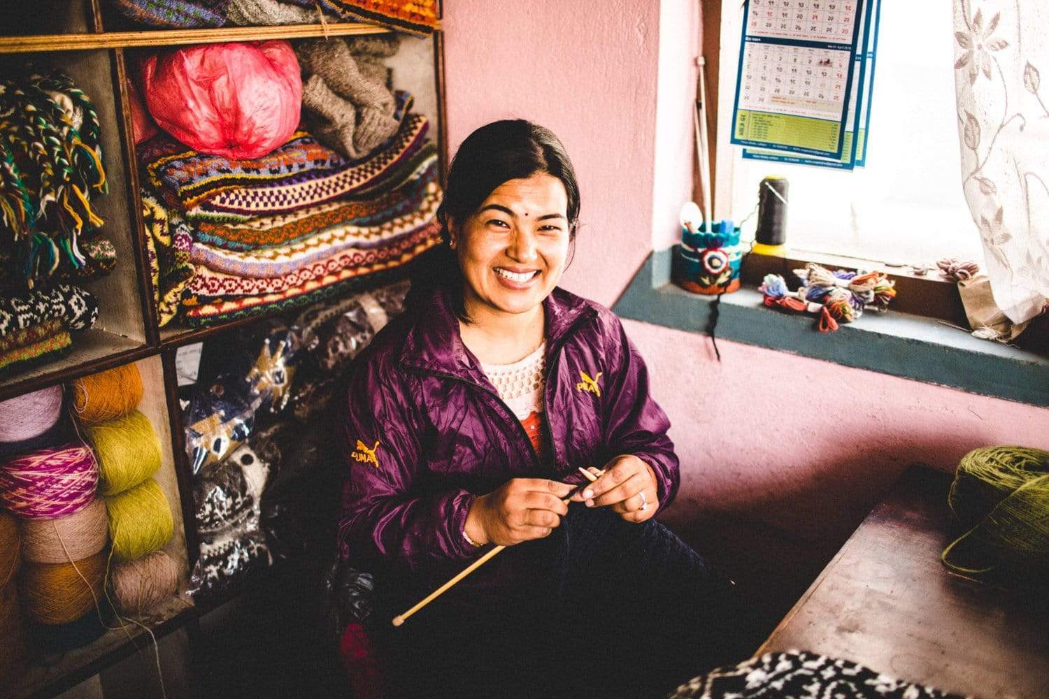 Blankets Default Large Woolen Hand-Crocheted Blanket WO027