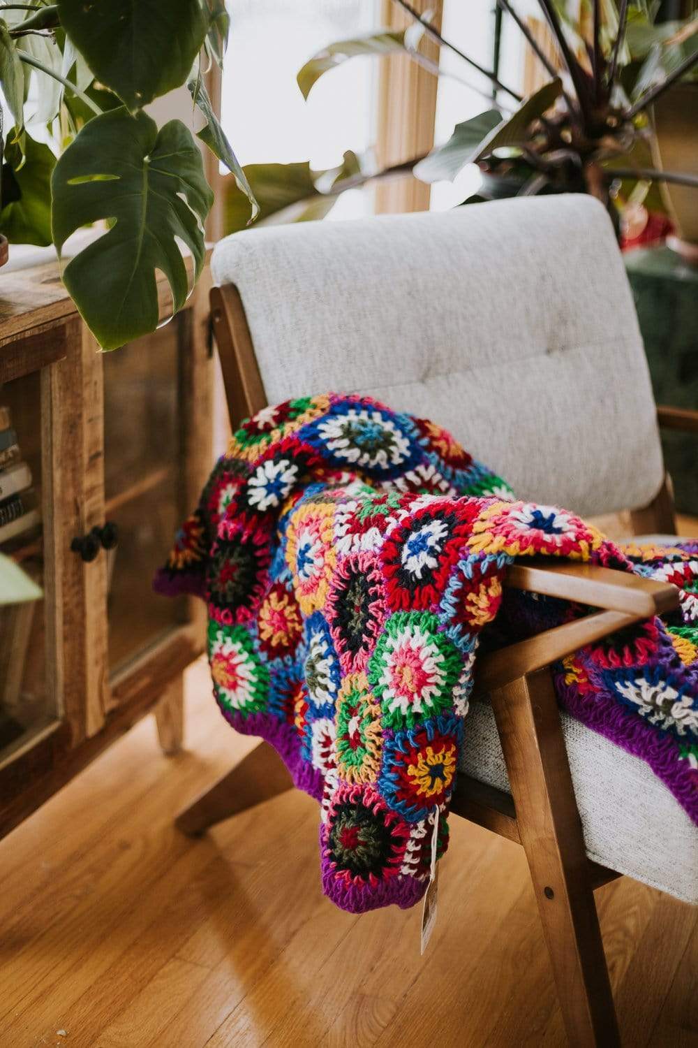 Blankets Default Large Woolen Hand-Crocheted Blanket WO027