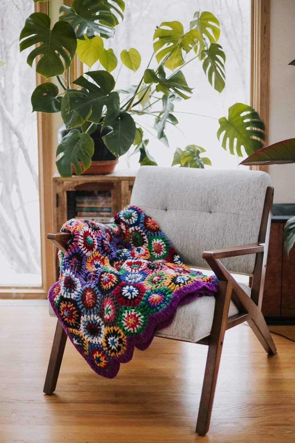 Blankets Default Large Woolen Hand-Crocheted Blanket WO027