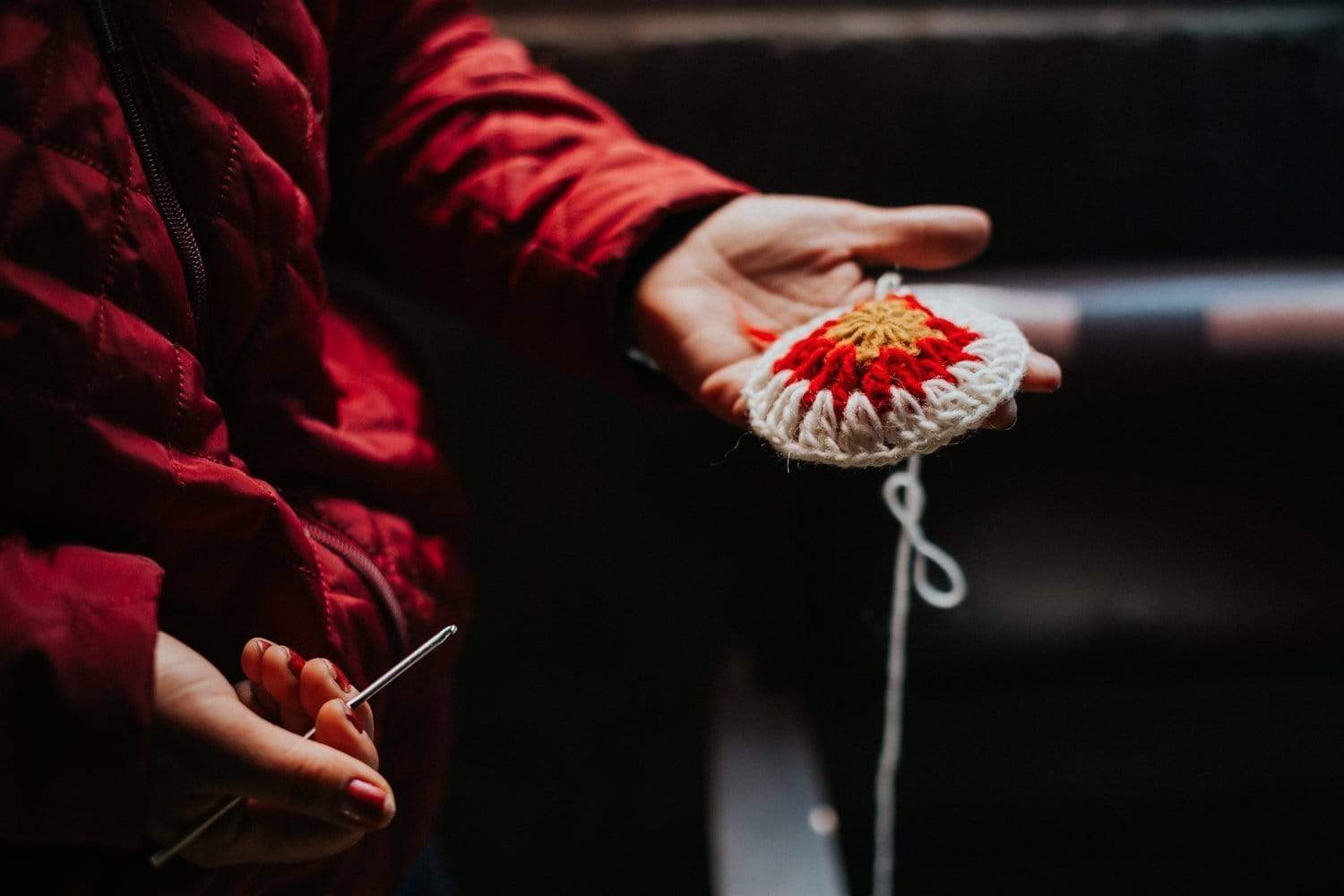 Blankets Default Large Woolen Hand-Crocheted Blanket WO027