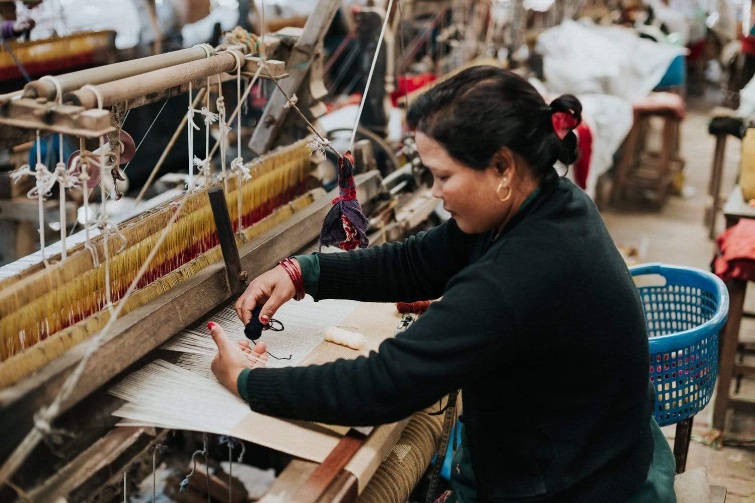 Blankets Geometric Hand-Dyed Artisan Blanket fb546