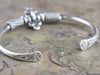 Bracelets Bangle Bracelet with Spinning Centerpiece JB751