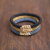 Bracelets Black and Gold Roll-On Bracelet SW01