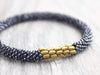 Bracelets Blue and Gold Roll-On Bracelet SW05