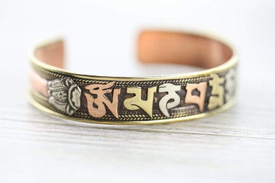 Bracelets Copper Compassion Mantra Bracelet JB921