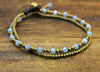 Bracelets Default Brass Glass and Bells Bracelet jb576