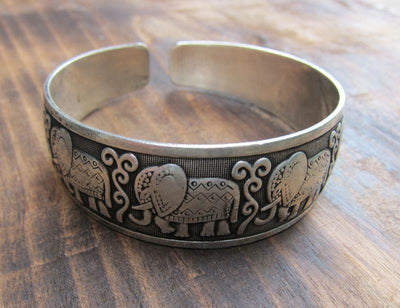 Bracelets Default Elephant Cuff jb039