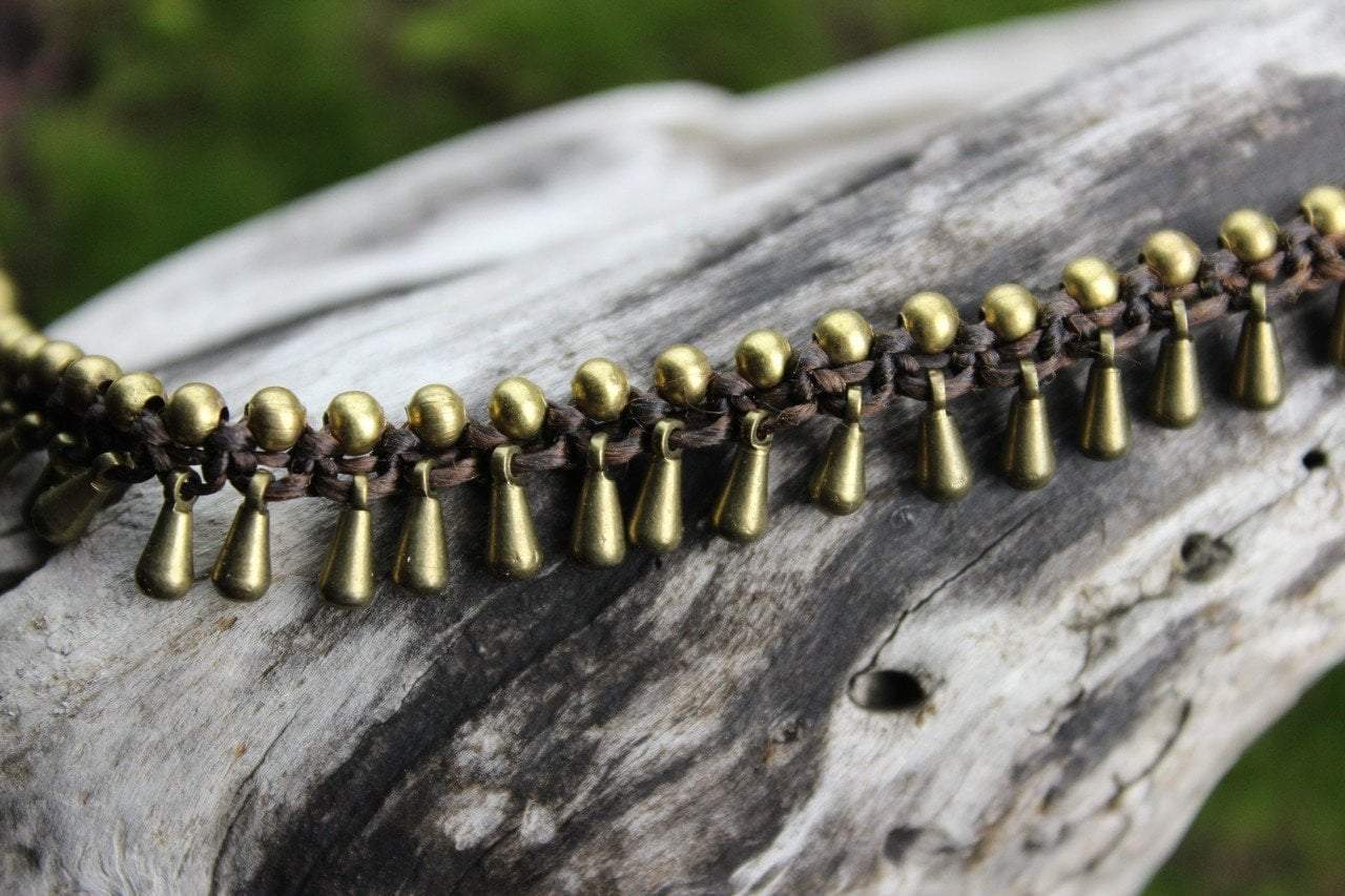 Bracelets Default Indian Brass Hand Woven Bracelet jb066