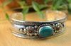 Bracelets Default Large Tibetan Turquoise Stone Bracelet jb174