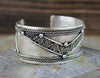 Bracelets Default Silver Filagree Cuff Bracelet jb451