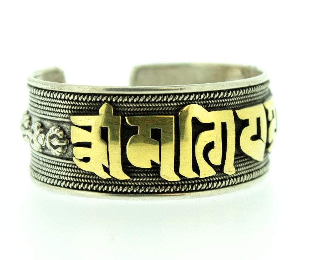 Bracelet Chakra En Obsidienne – Gravure Mantra Om Mani Padme Hum – Neuf Avec étiquettes