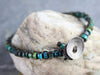 Bracelets Default Turquoise Wrap Bracelet with Loop Closure jb245