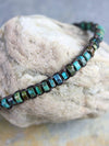 Bracelets Default Turquoise Wrap Bracelet with Loop Closure jb245