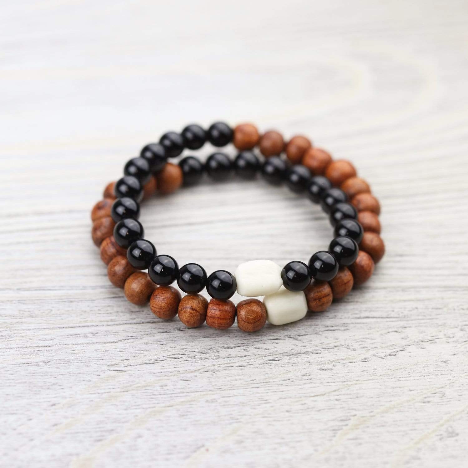 Bracelets Double Wrap Contemplation Mala